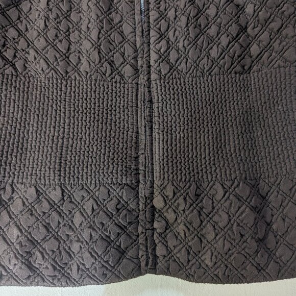 Chico's *Size 1 (See information below) Cocoa Brown Jacket - Picture 10 of 16